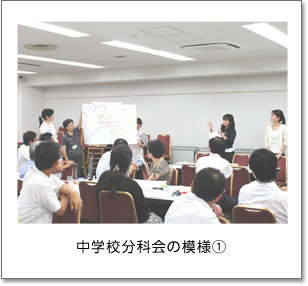 中学校分科会の模様(1)